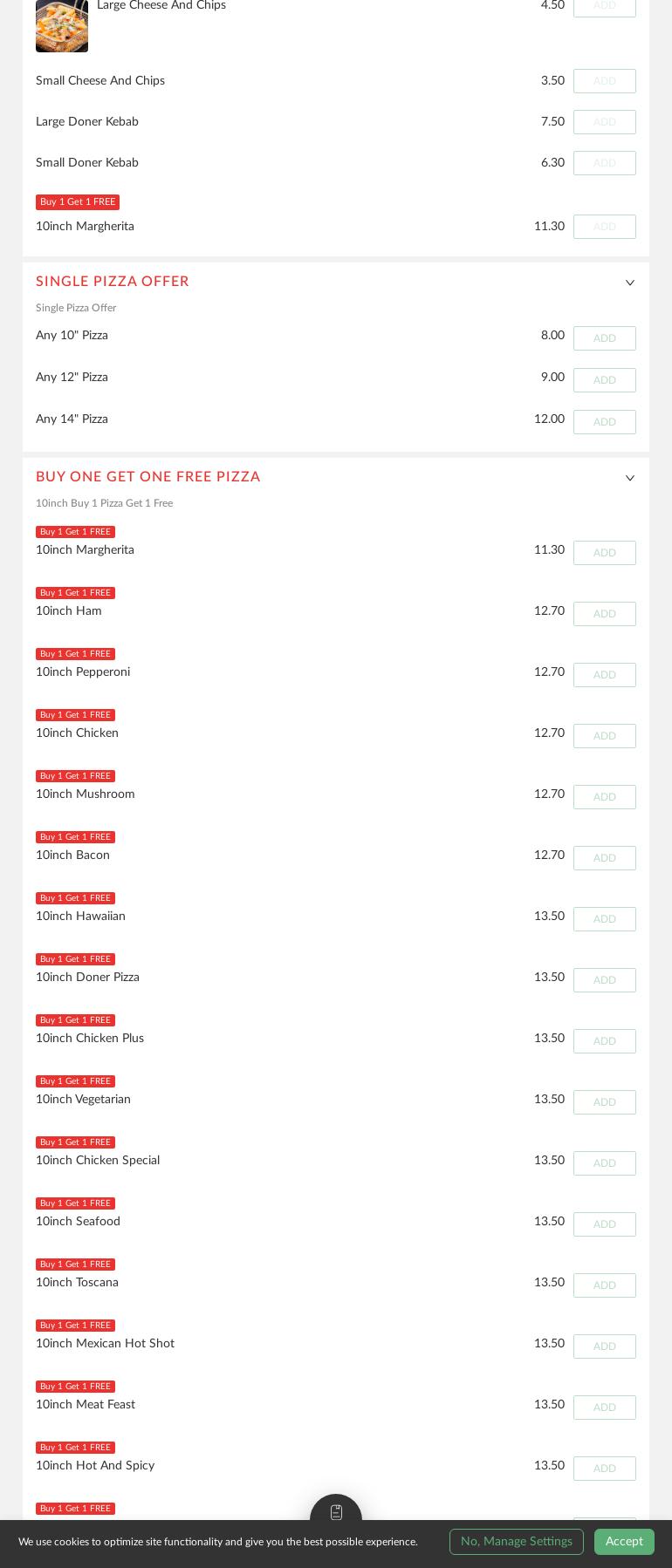 Lovely Jubbly Kebab House Menu