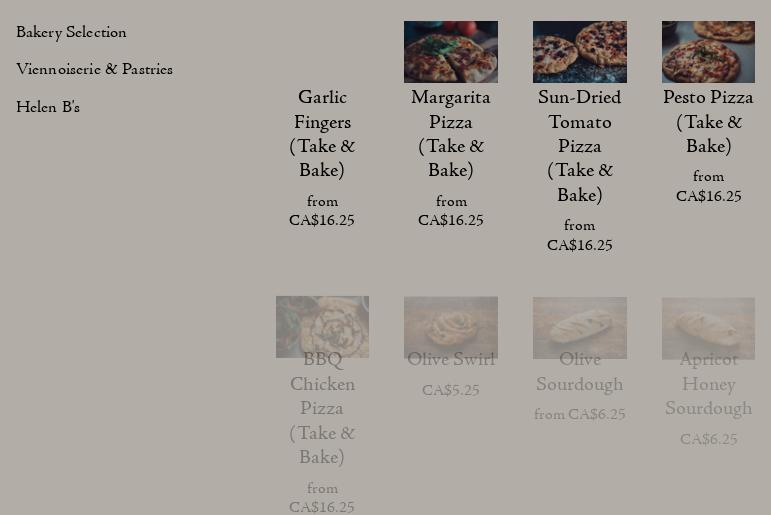 Boulangerie La Vendéenne Menu