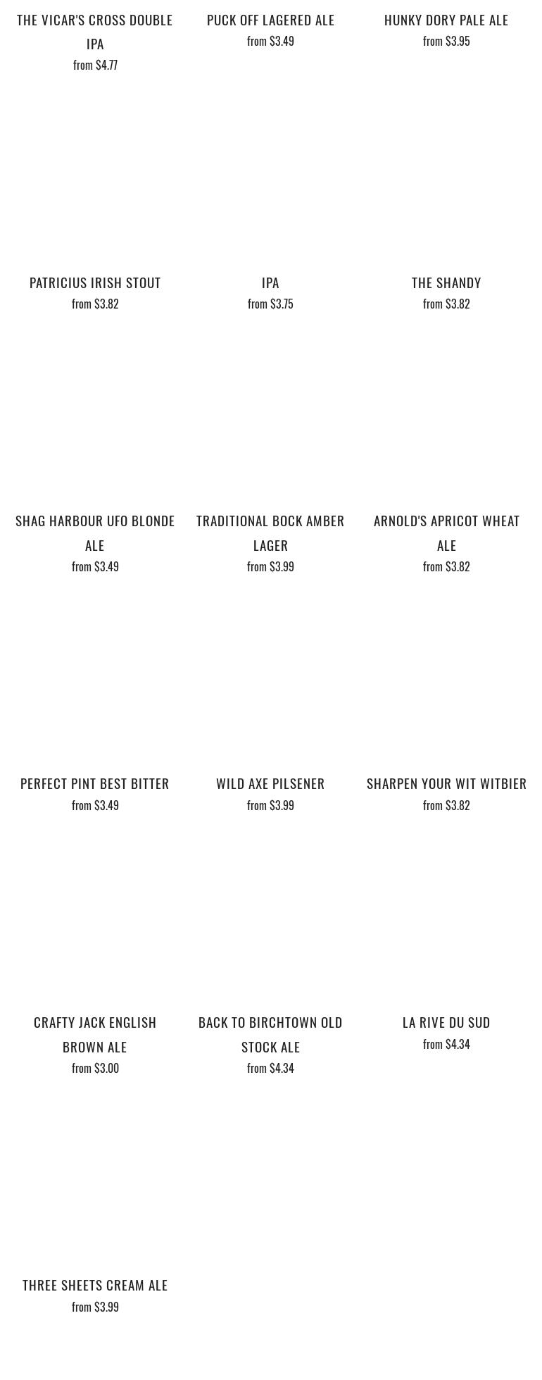 Boxing Rock Brewing Co. - Small Batch Brewery & Retail Store Menu