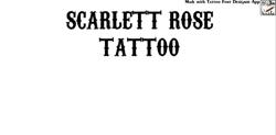 Scarlett Rose Tattoo