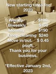 Cabrera’s cleaning services