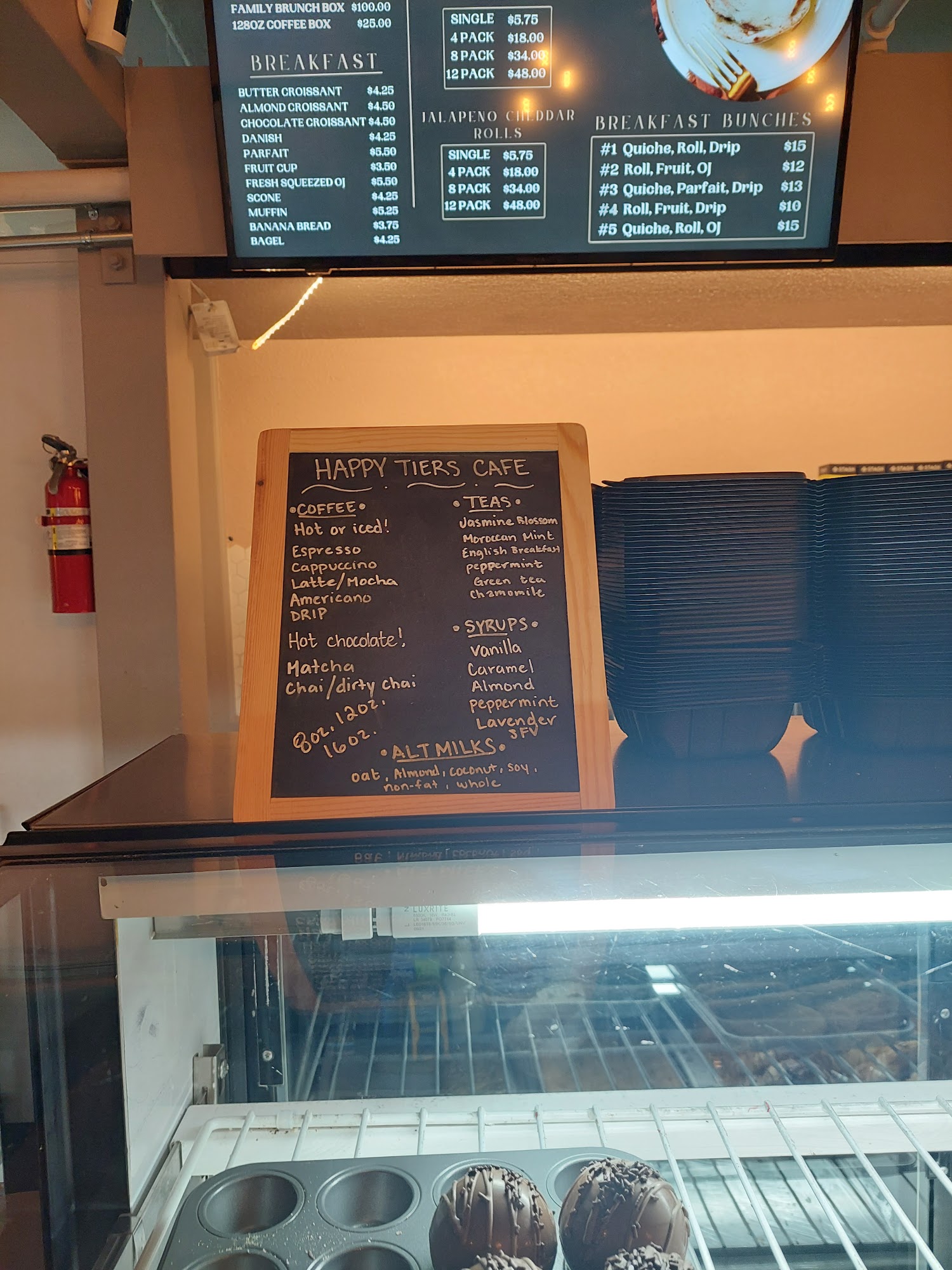 Happy Tiers Bakery Menu