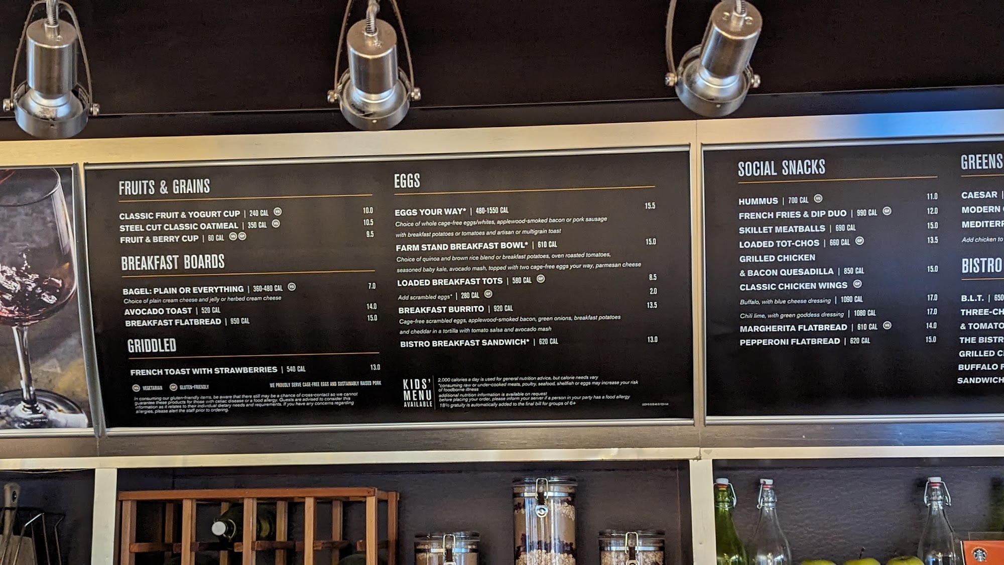 The Bistro - Eat. Drink. Connect.® Menu