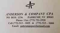 Anderson & Company CPA, Anderson Tax Service Corp