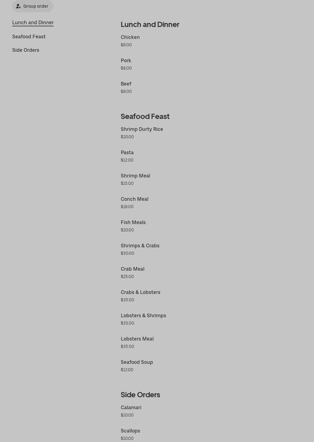 Mile Gully Restaurant & Lounge Menu