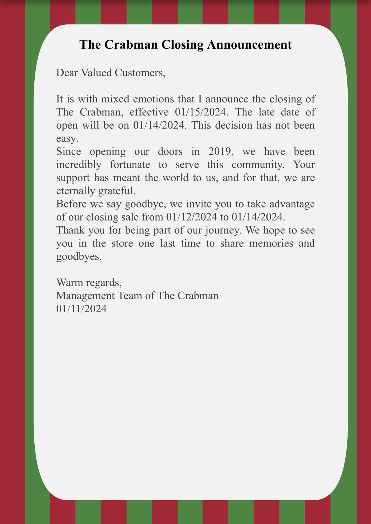 Photo credit: facebook