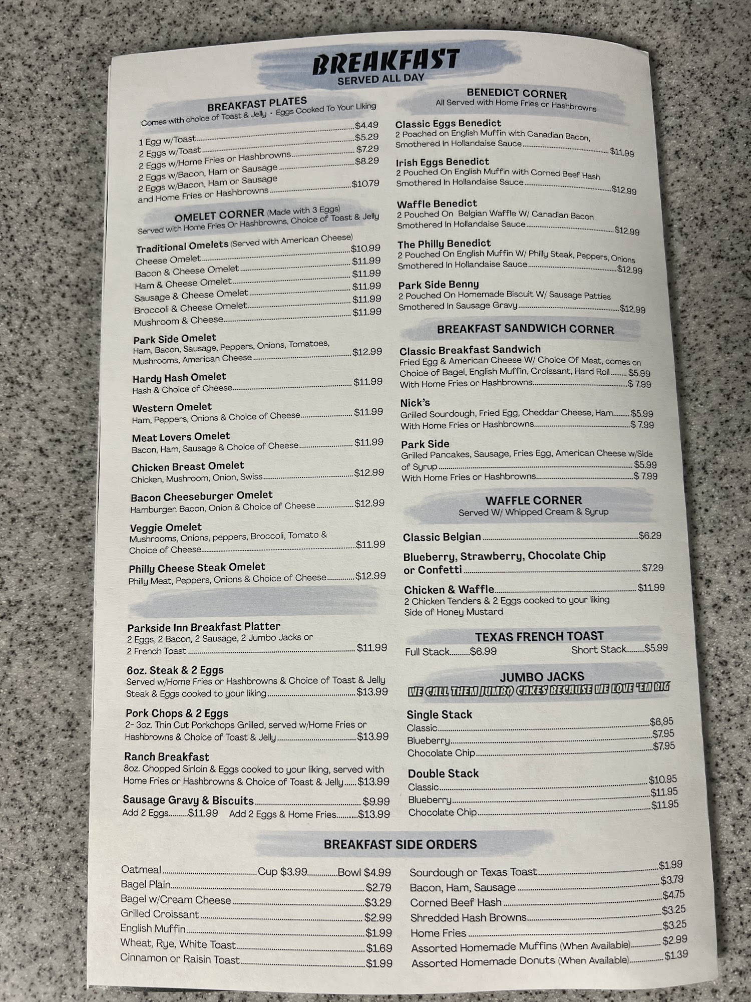 Parkside Diner, Castile - Menu, Reviews (36), Photos (13) - Restaurantji