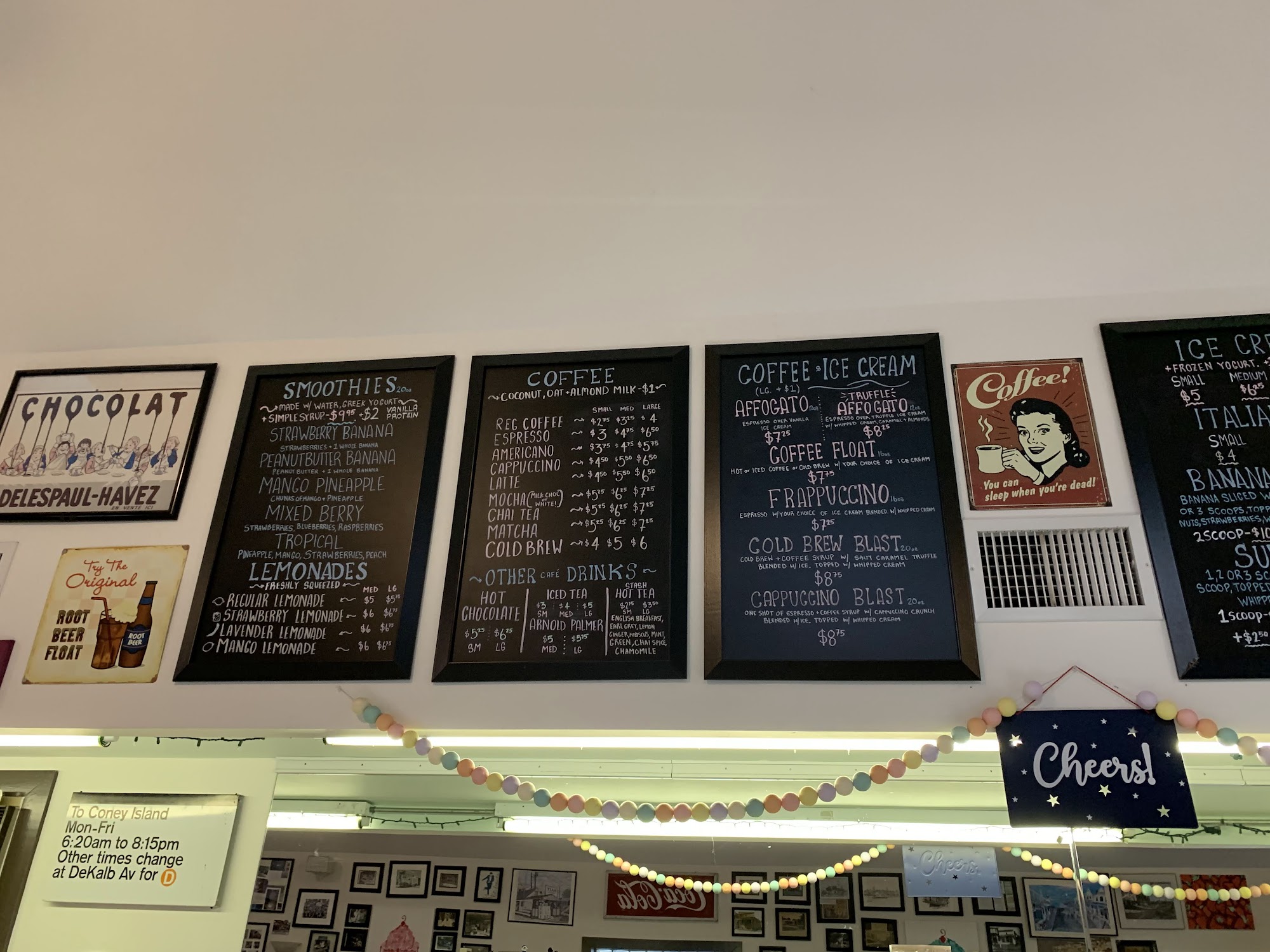 Amazing Flavors Menu