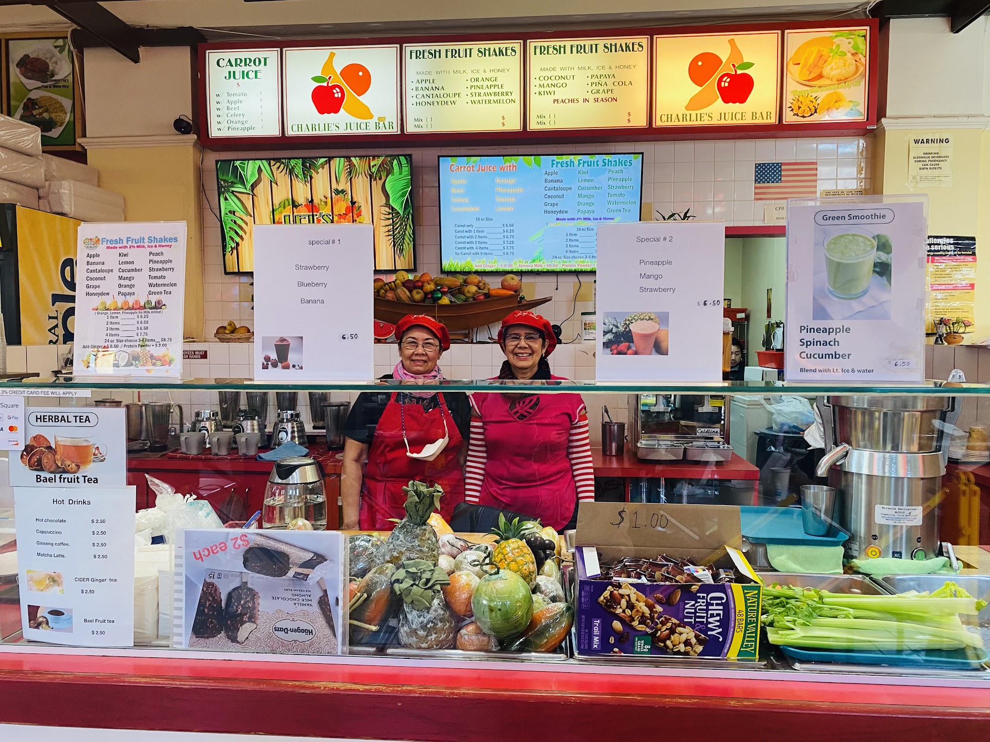 Let's Get Juiced Menu