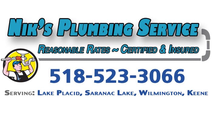 Nik’s Plumbing Service 4862 Cascade Rd, Lake Placid New York 12946