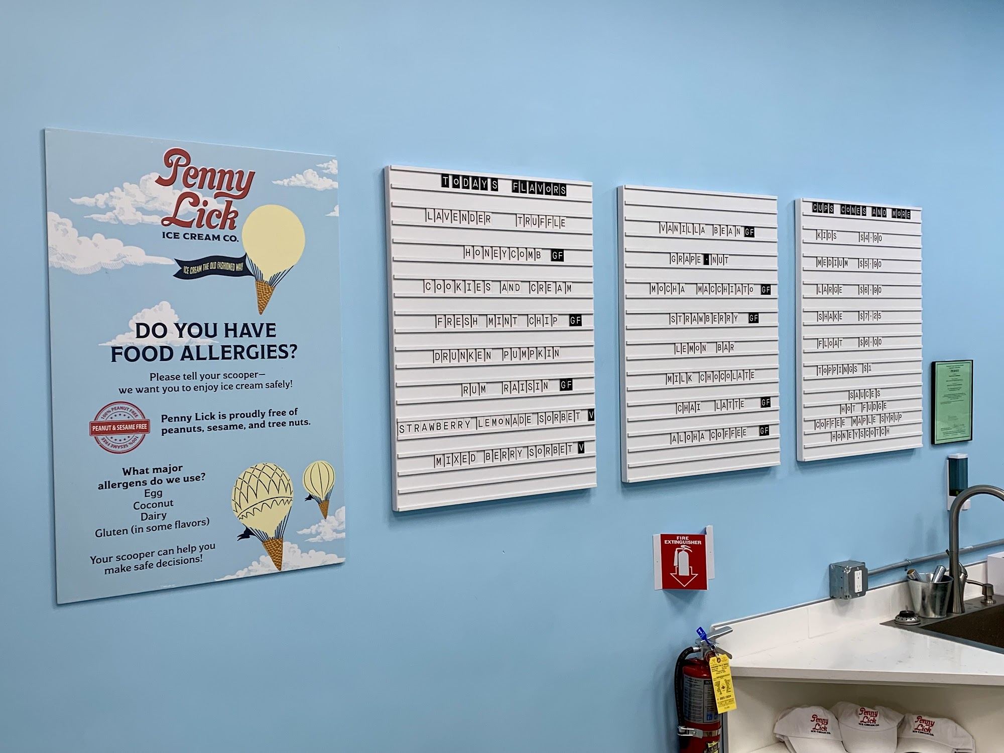 Penny Lick Ice Cream Company - Mamaroneck Menu