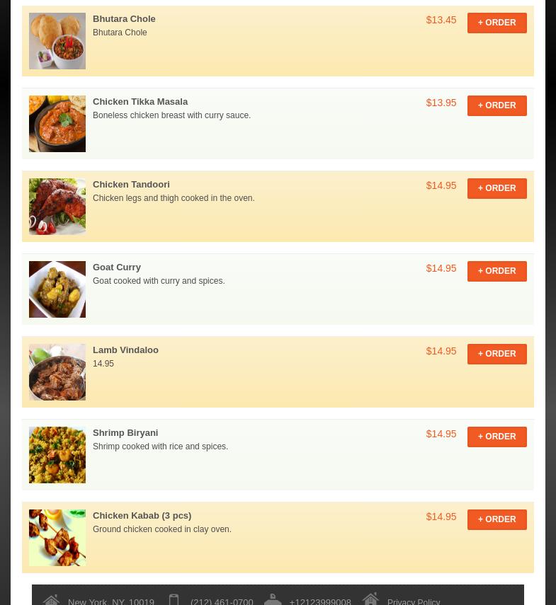 seema's indian kitchen Menu