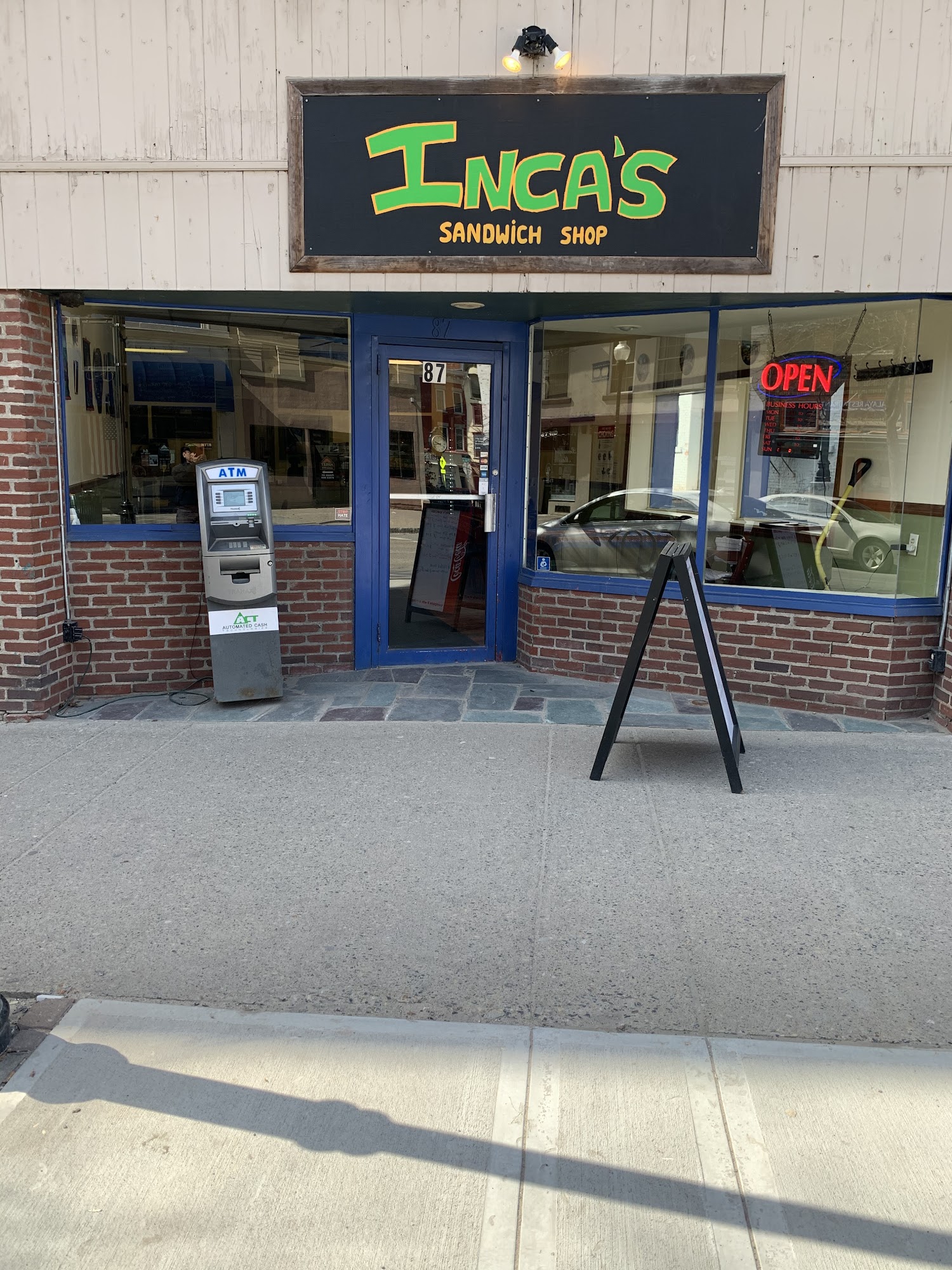 Inca's sandwiches shop