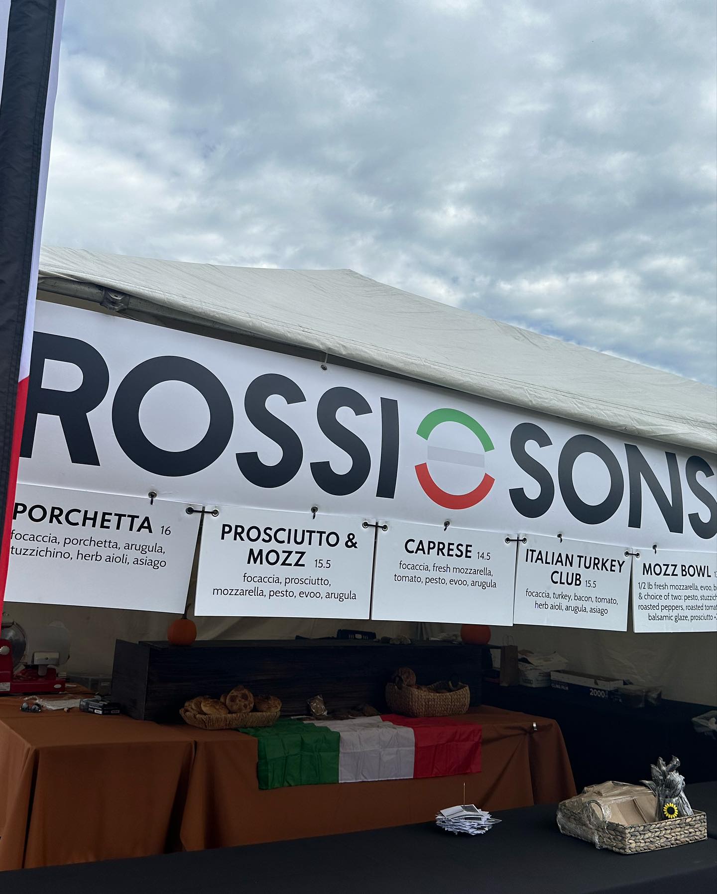 Alimentari Rossi & Sons Menu