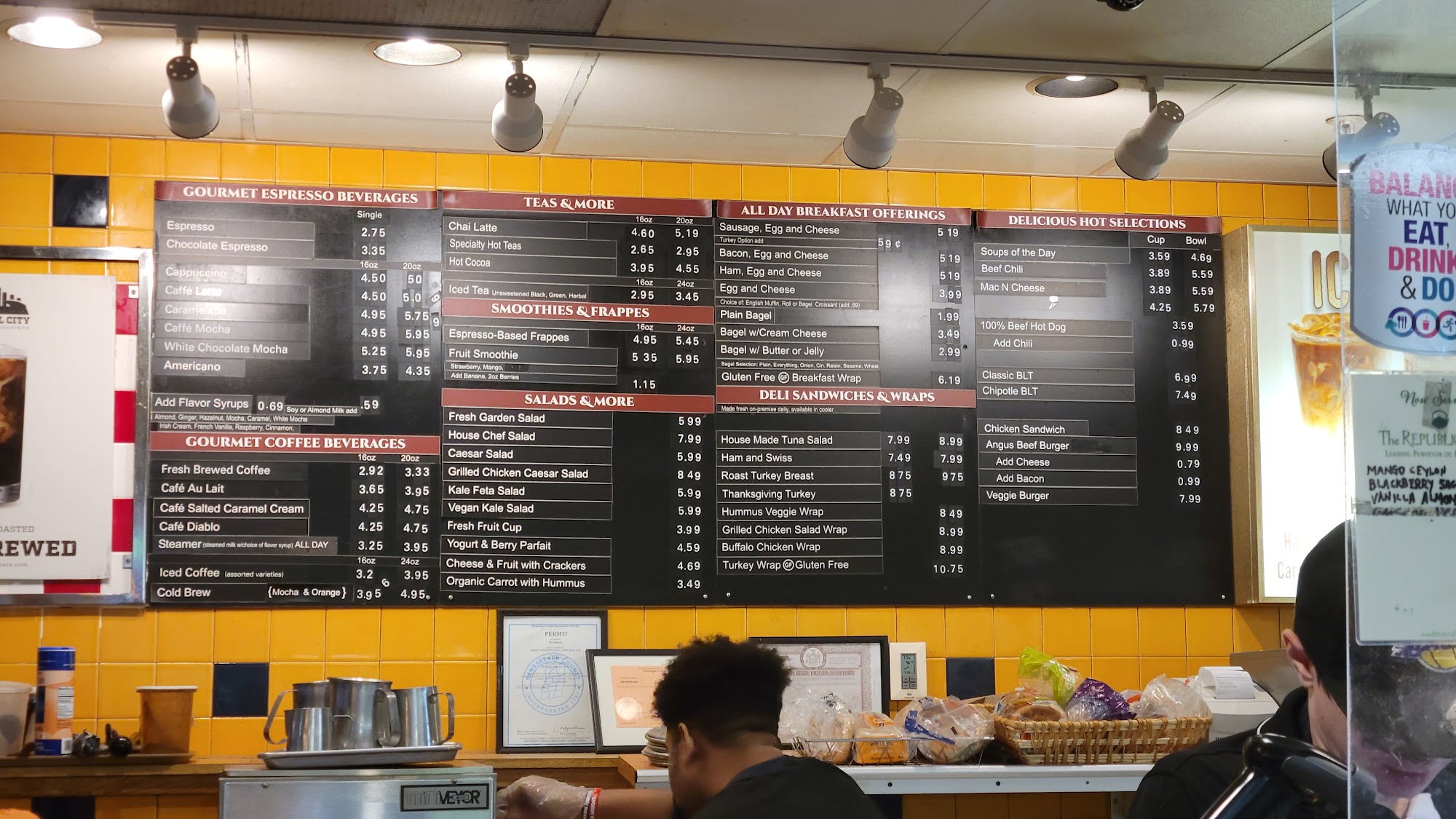 Coffee Rensselaer Rail Station Menu