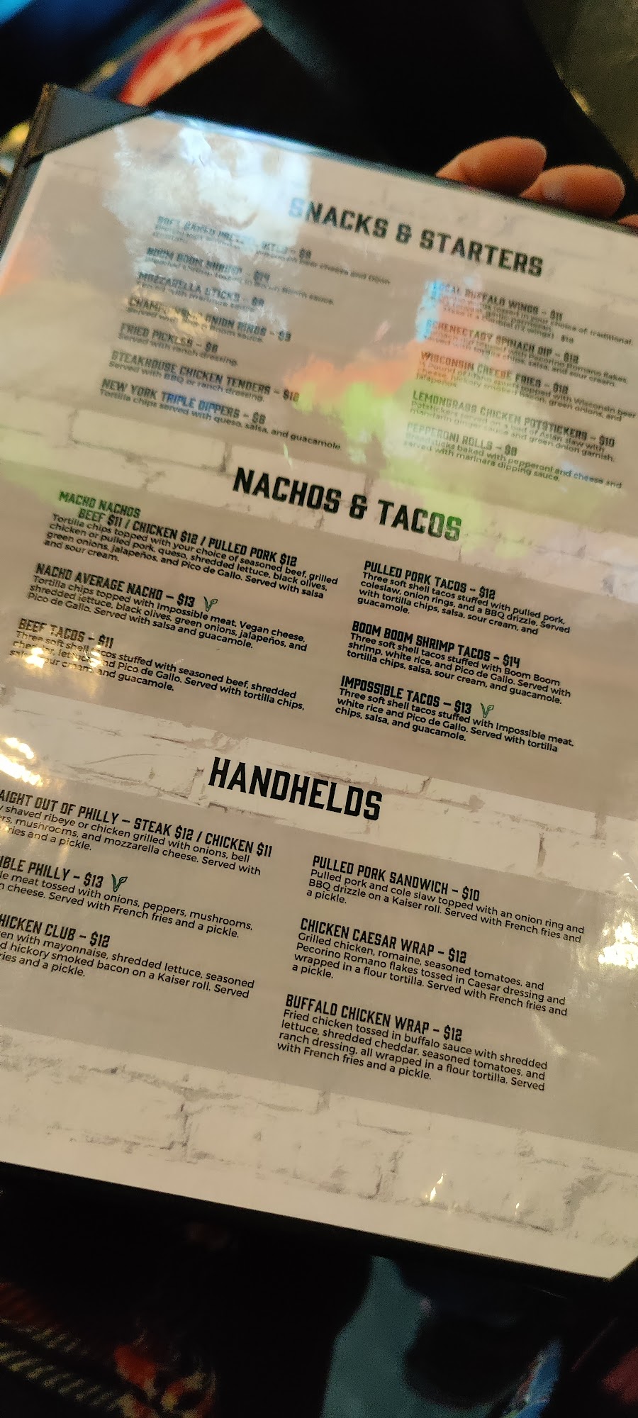 The Local FFF - Fun! Funner! Funnest! Menu