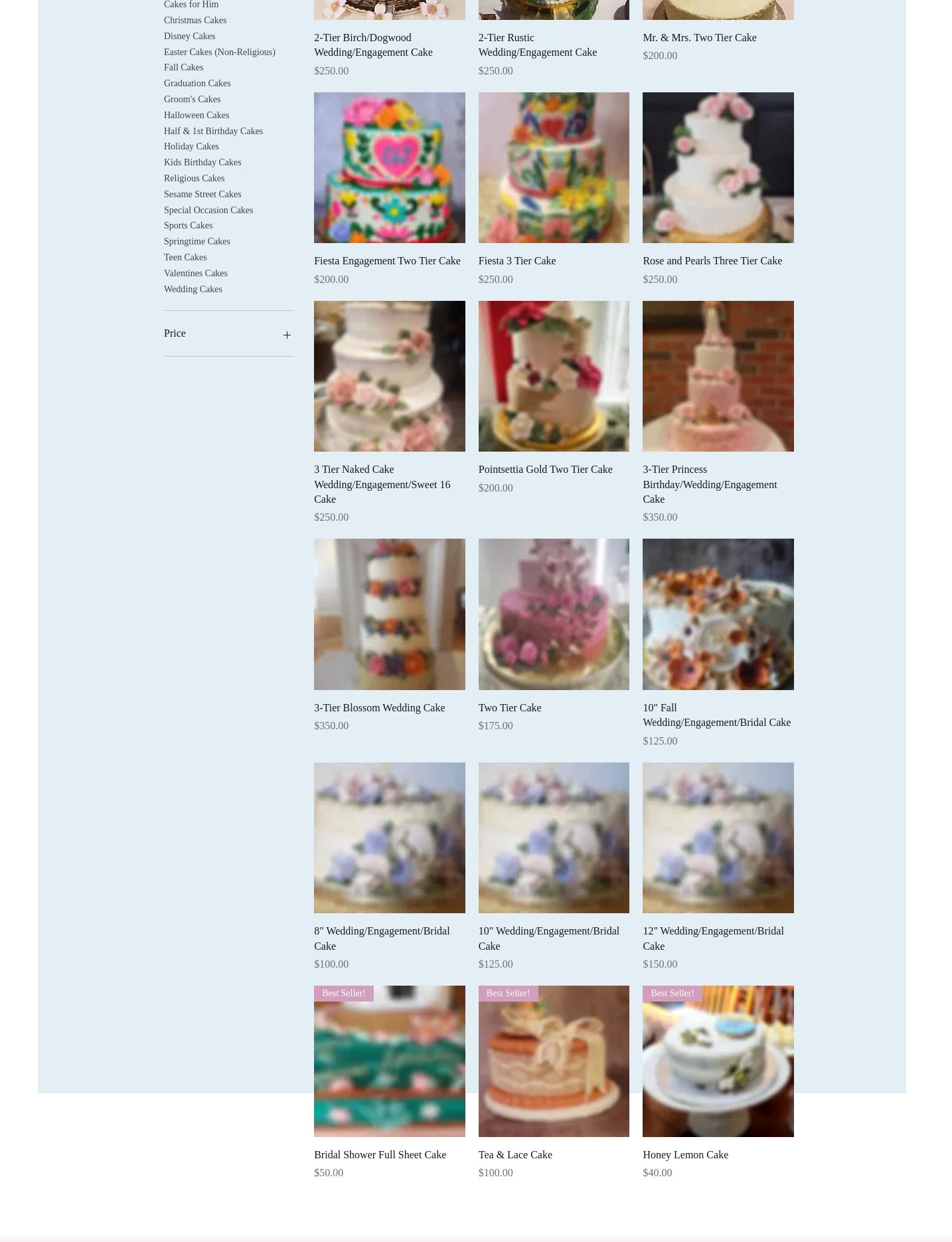 Petite Sweets by Donna Menu