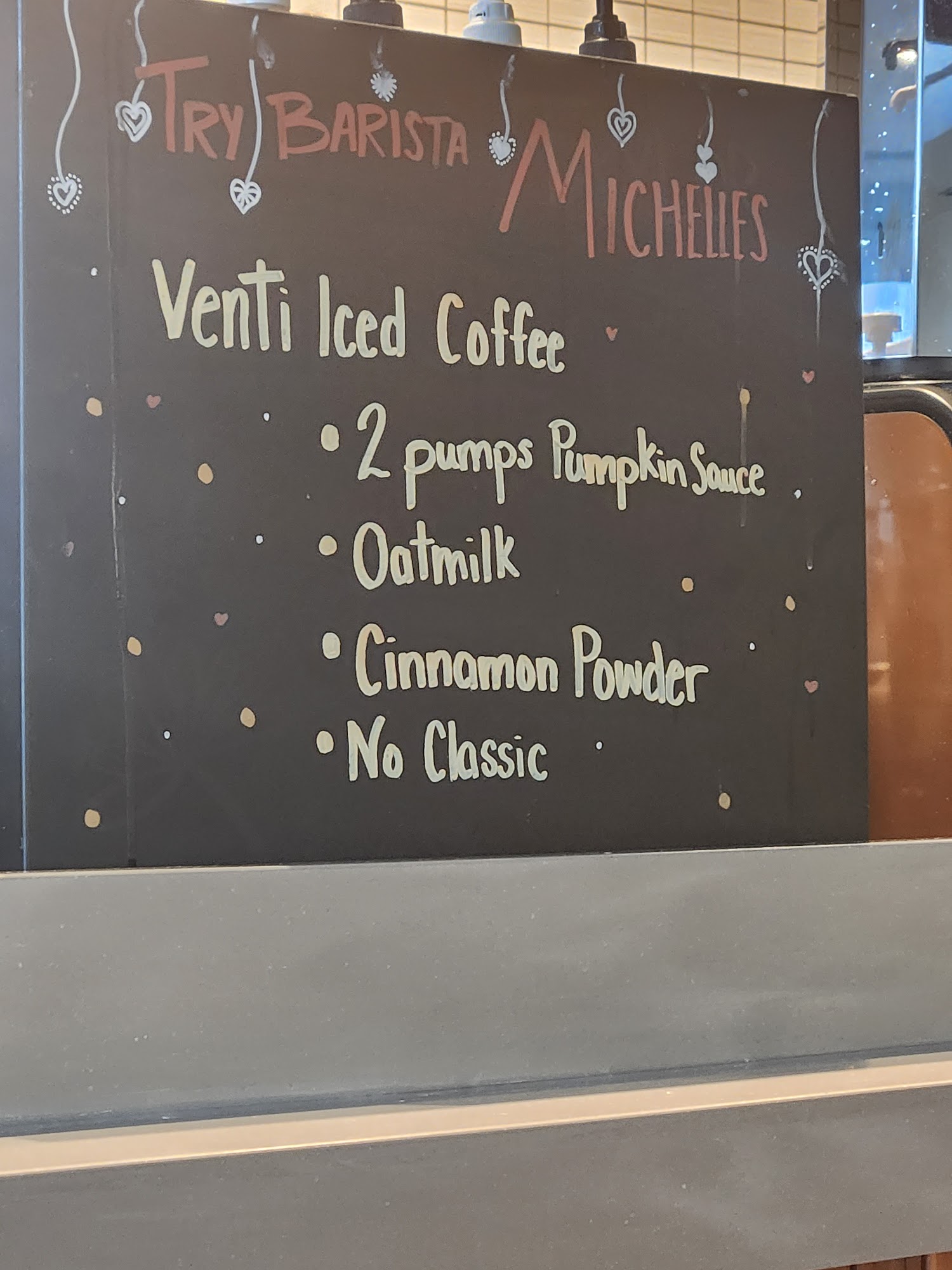 Starbucks Menu