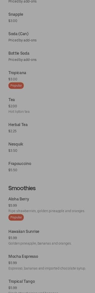 Photo credit: Posmates