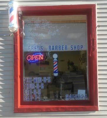 Freds Barbershop 110 E Main St, Waterville New York 13480