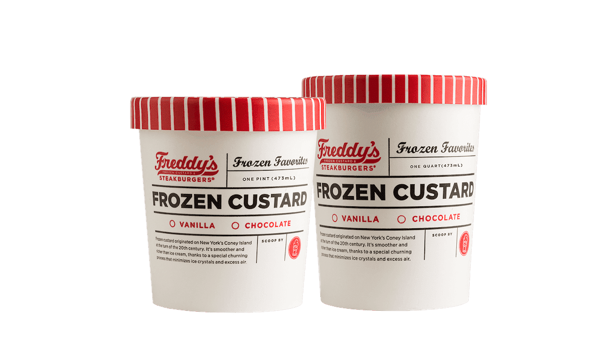 Freddy's Frozen Custard & Steakburgers Menu