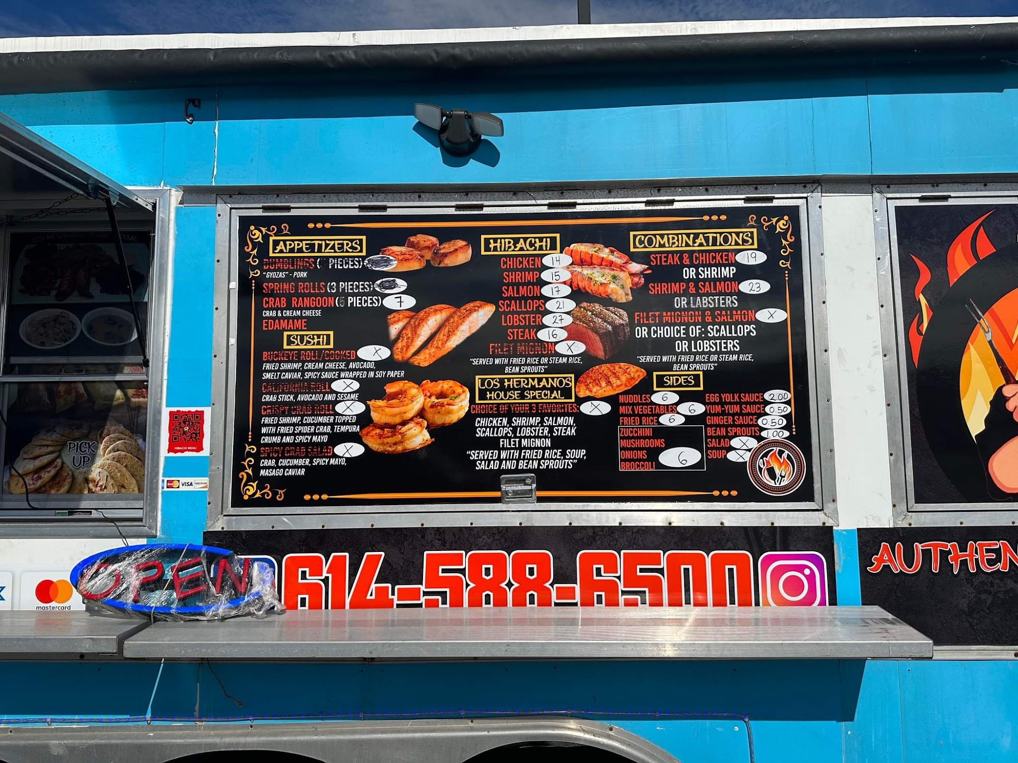 Hibachi Los Hermanos Corp Menu