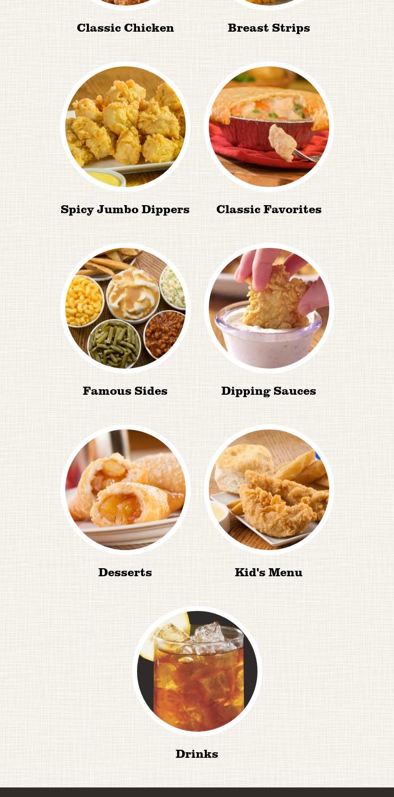Lee's Famous Recipe Chicken Menu