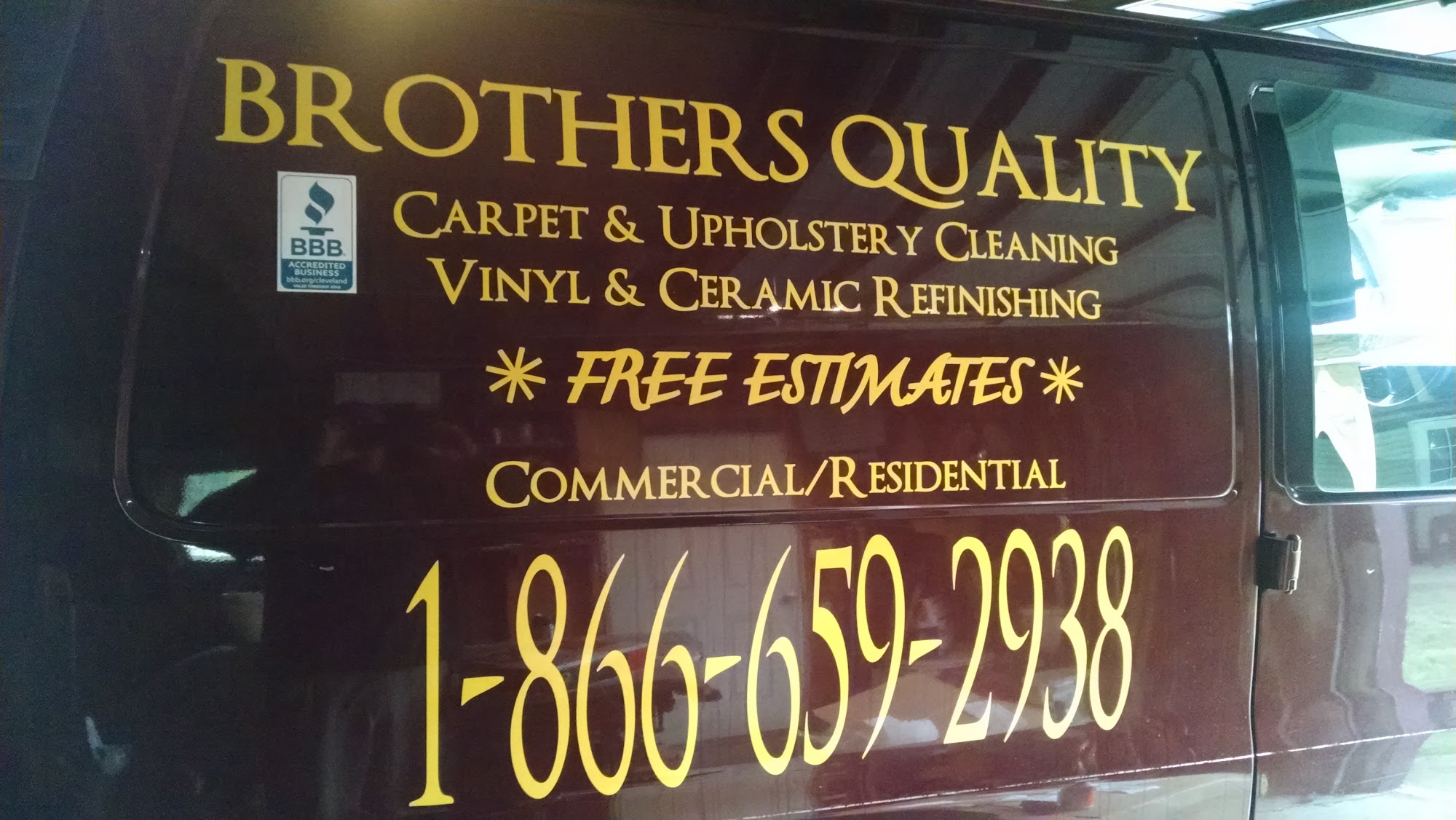 Brothers Quality Carpet & Upholstery Cleaning 1030 s Helendale st., Port Clinton Ohio 43452