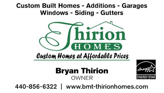 Thirion Homes 5841 US-6, Rome Ohio 44085