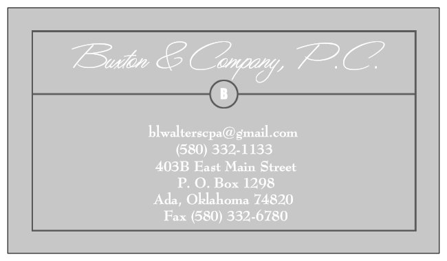 Buxton & Co PC: Walters Brandi L CPA