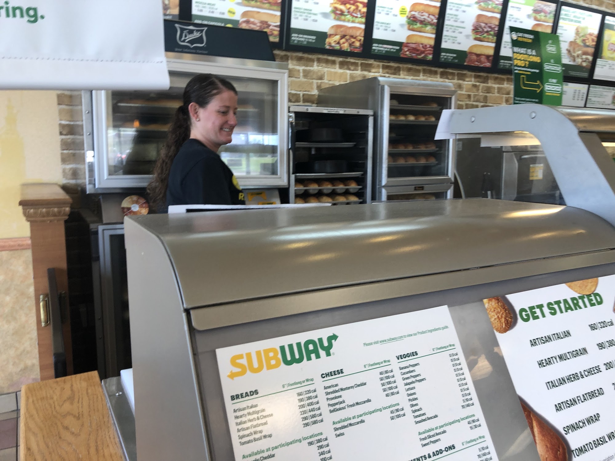 Subway Menu