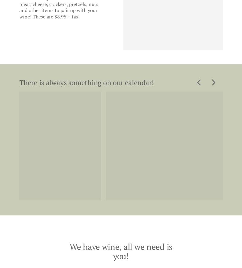 Cotton Blossom Winery Menu