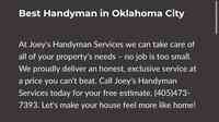 Joey's Handyman Services