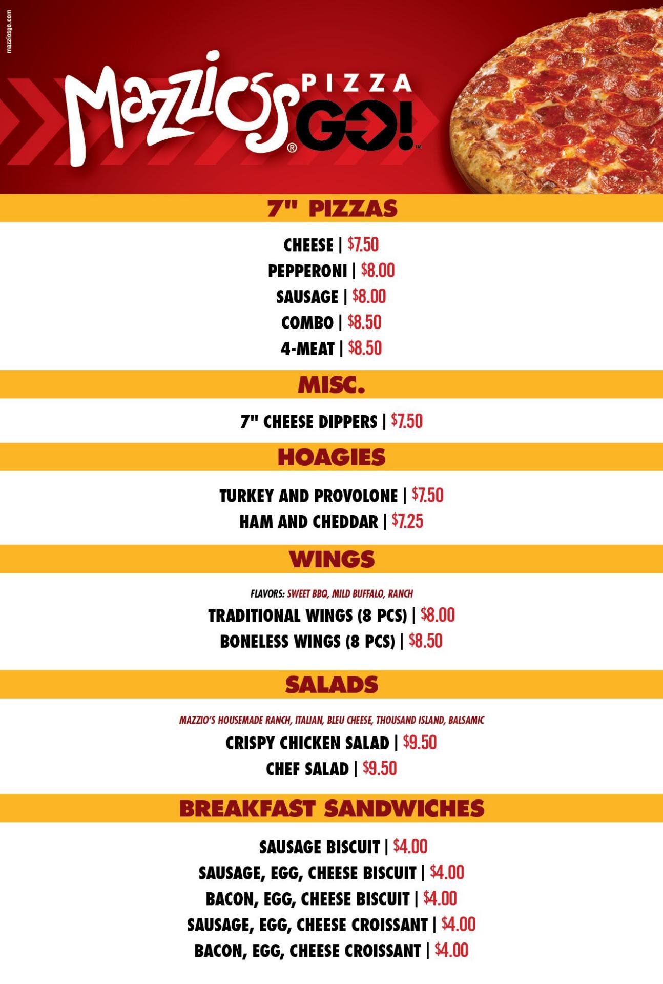 Scoreboard Sports Bar Menu