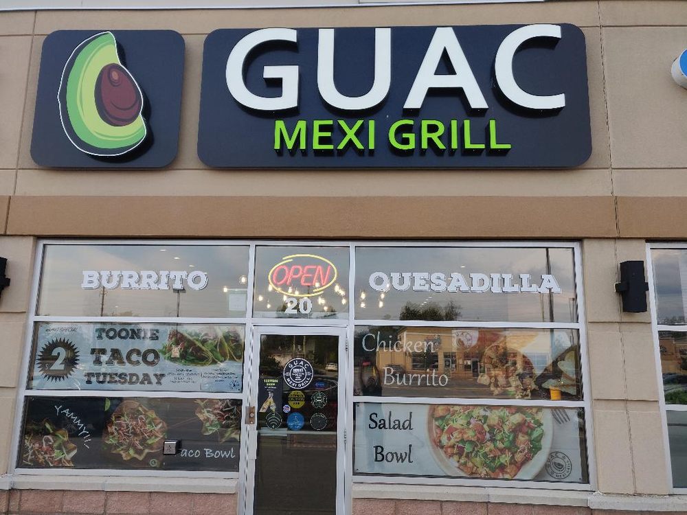 Guac Mexi Grill (Burrito, Burrito Bowl,Taco,Nacho,Quesadilla & Enchilada)