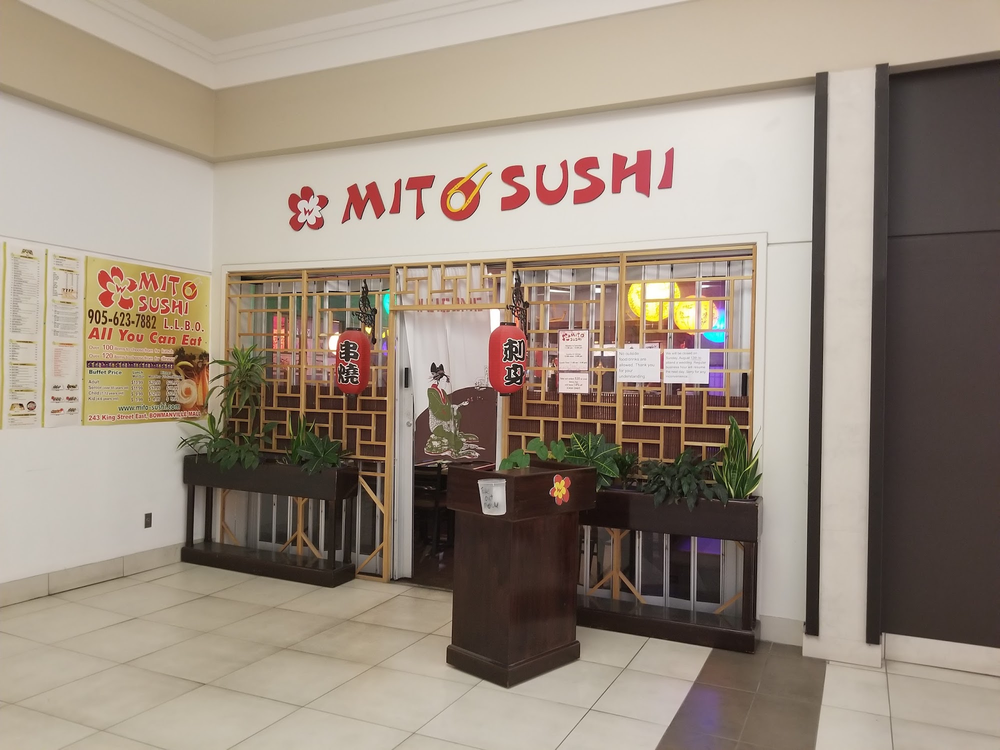 Mito Sushi Bowmanville Mall