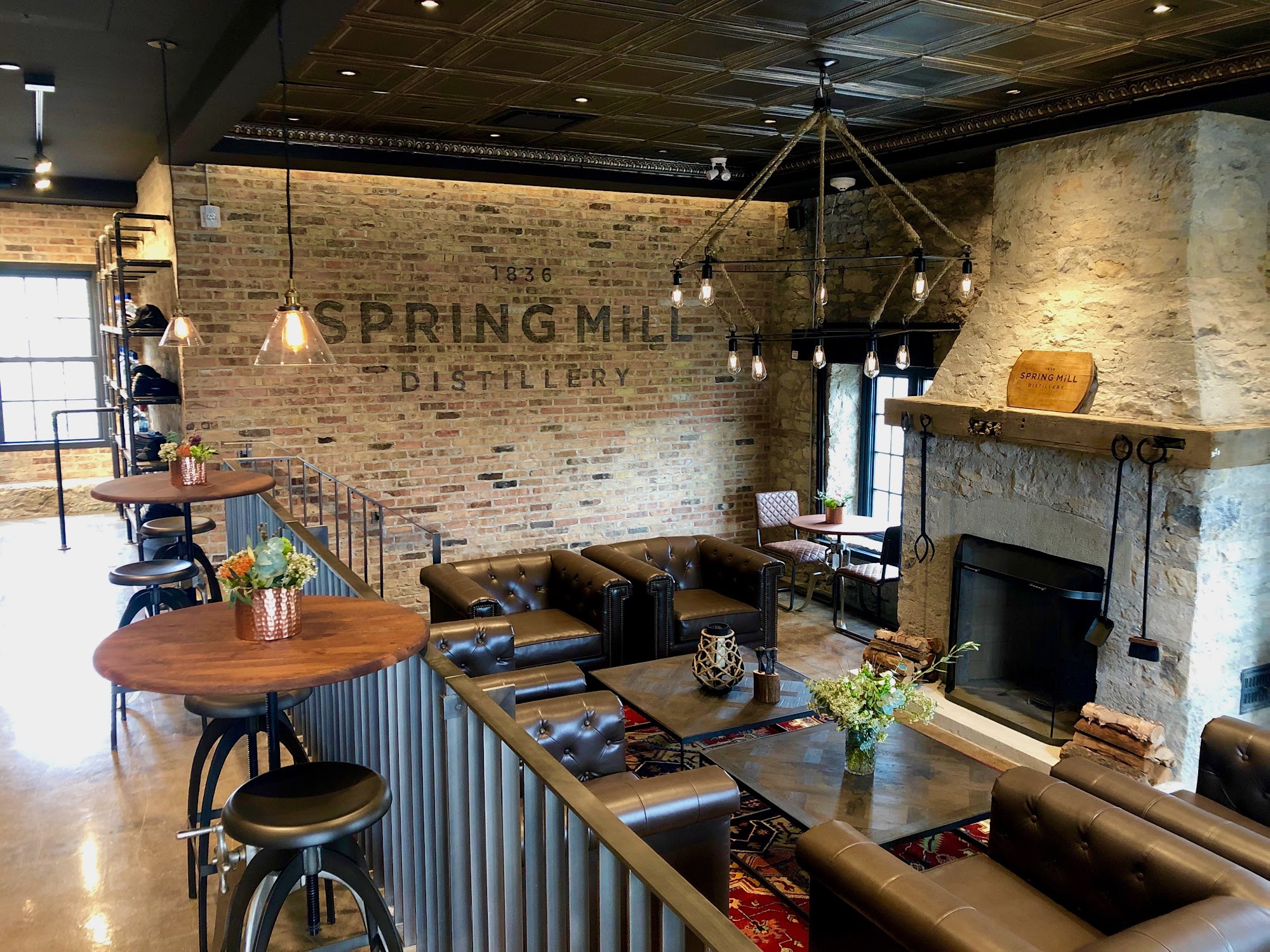 The Ward Bar at Spring Mill Distillery