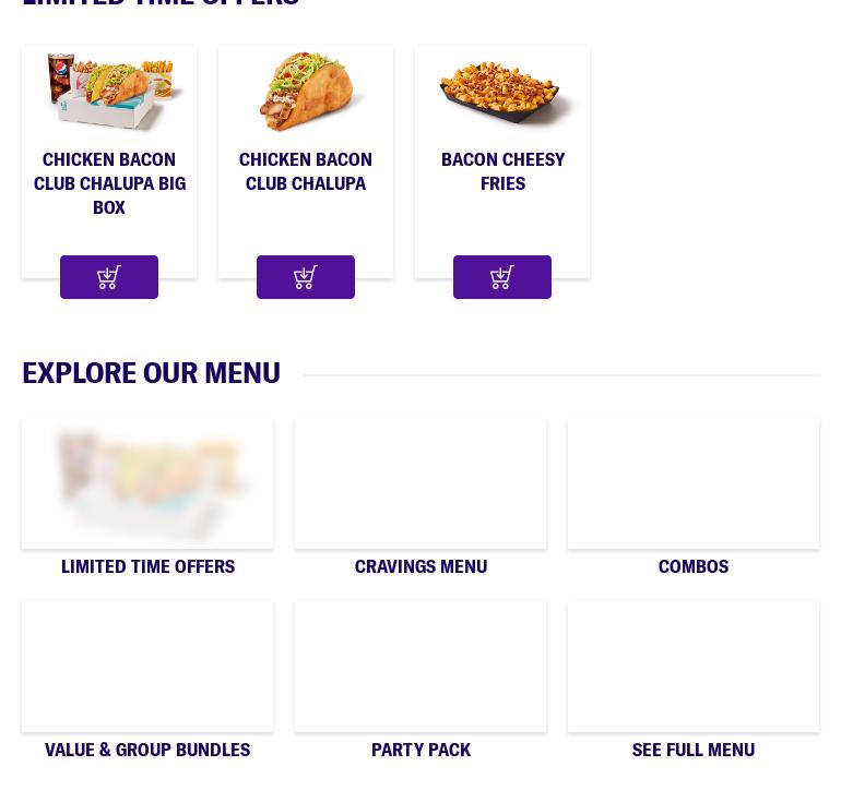 Taco Bell Menu