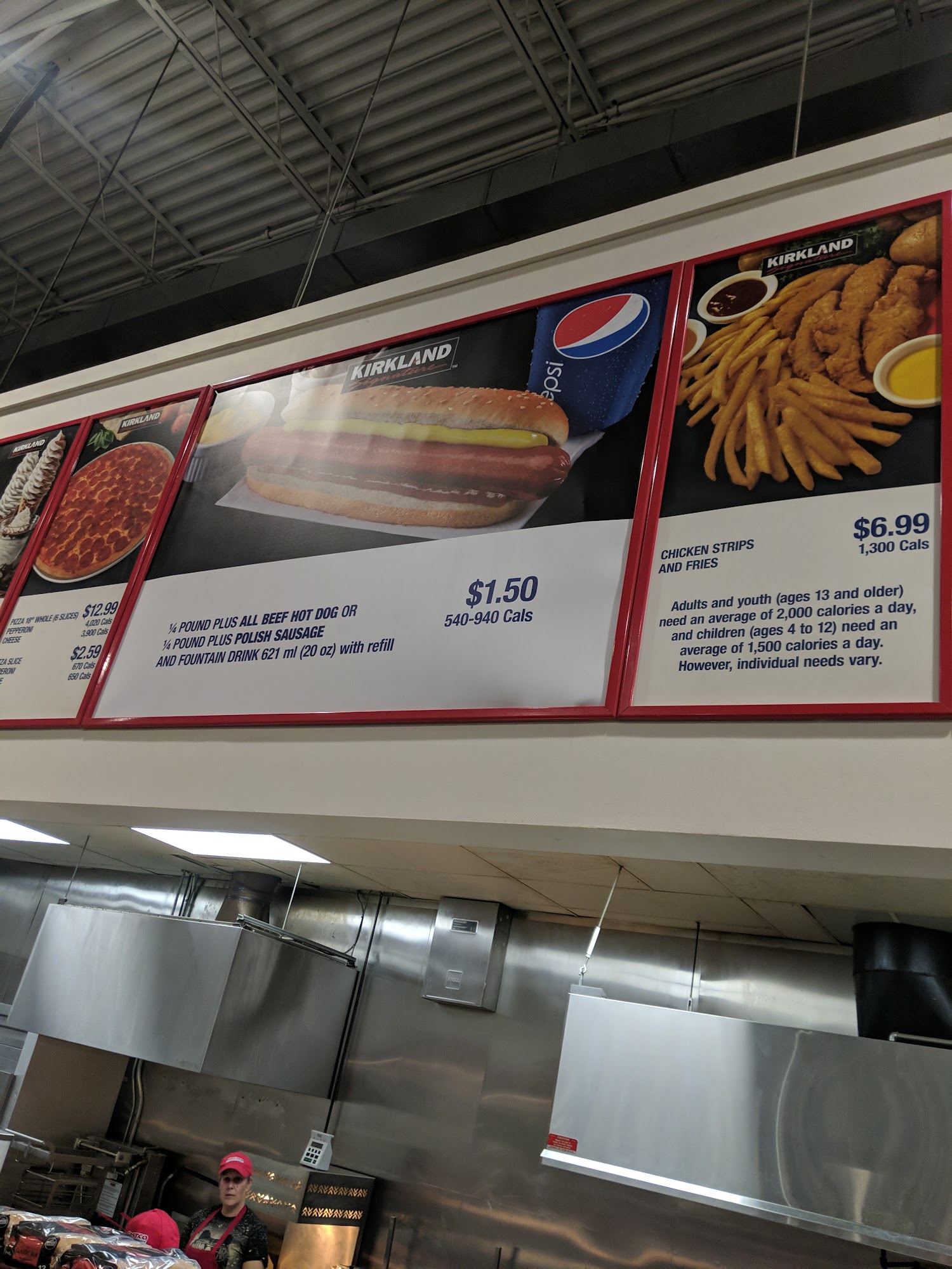 Costco Wholesale Menu