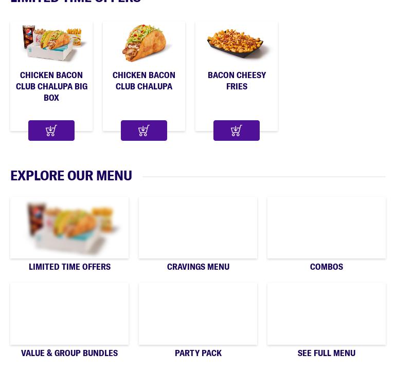 Taco Bell Menu