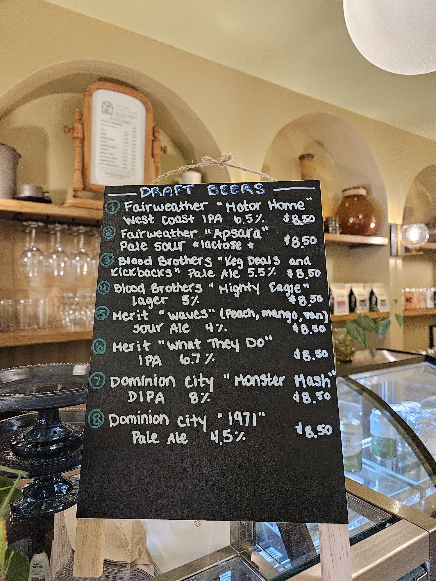 Ten Toes Coffee House Menu