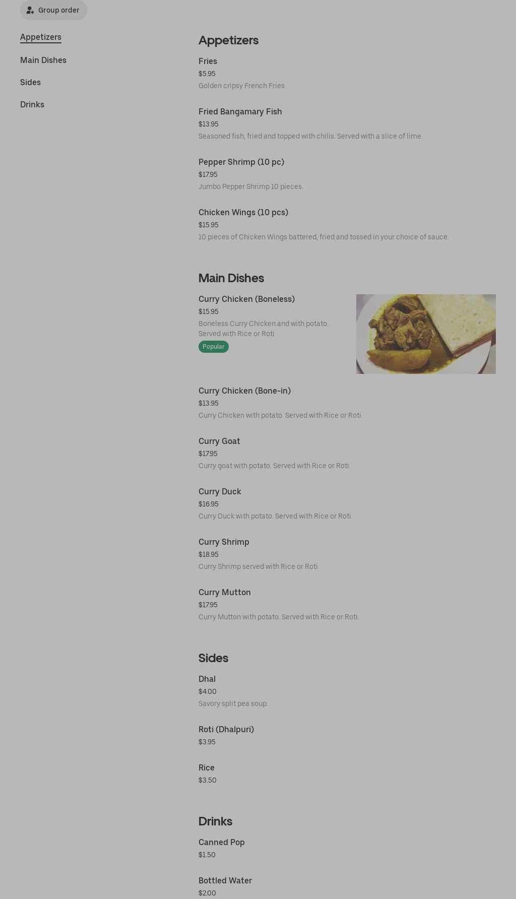 Sweet Lips Restaurant & Bar Menu