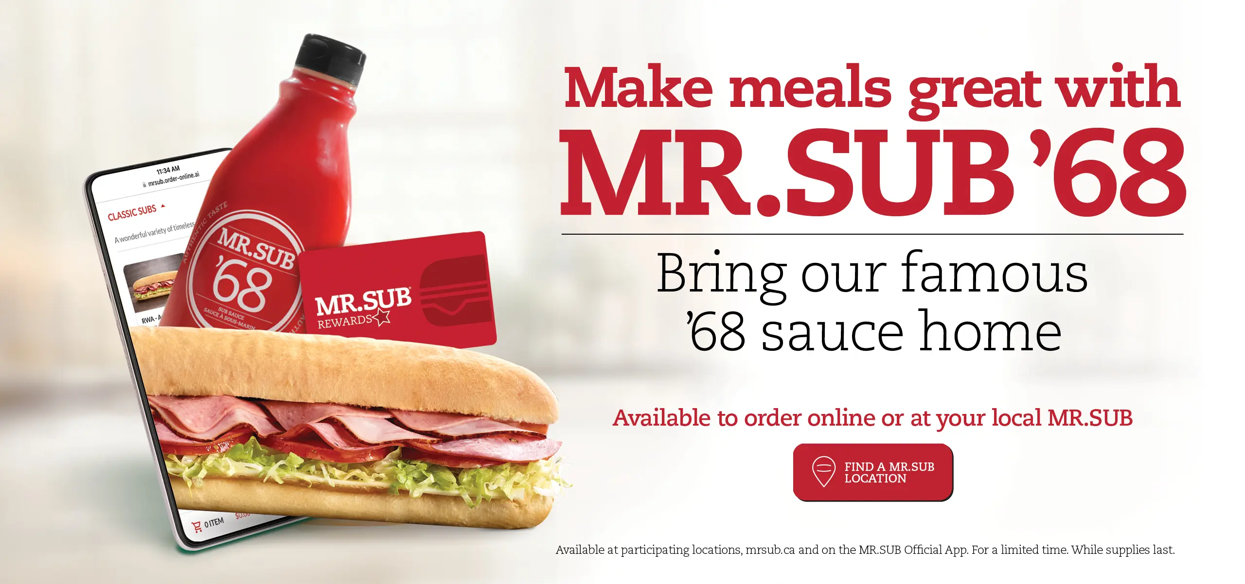 Mr.Sub Menu