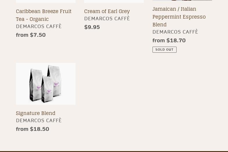 De Marco's Caffe Inc Menu