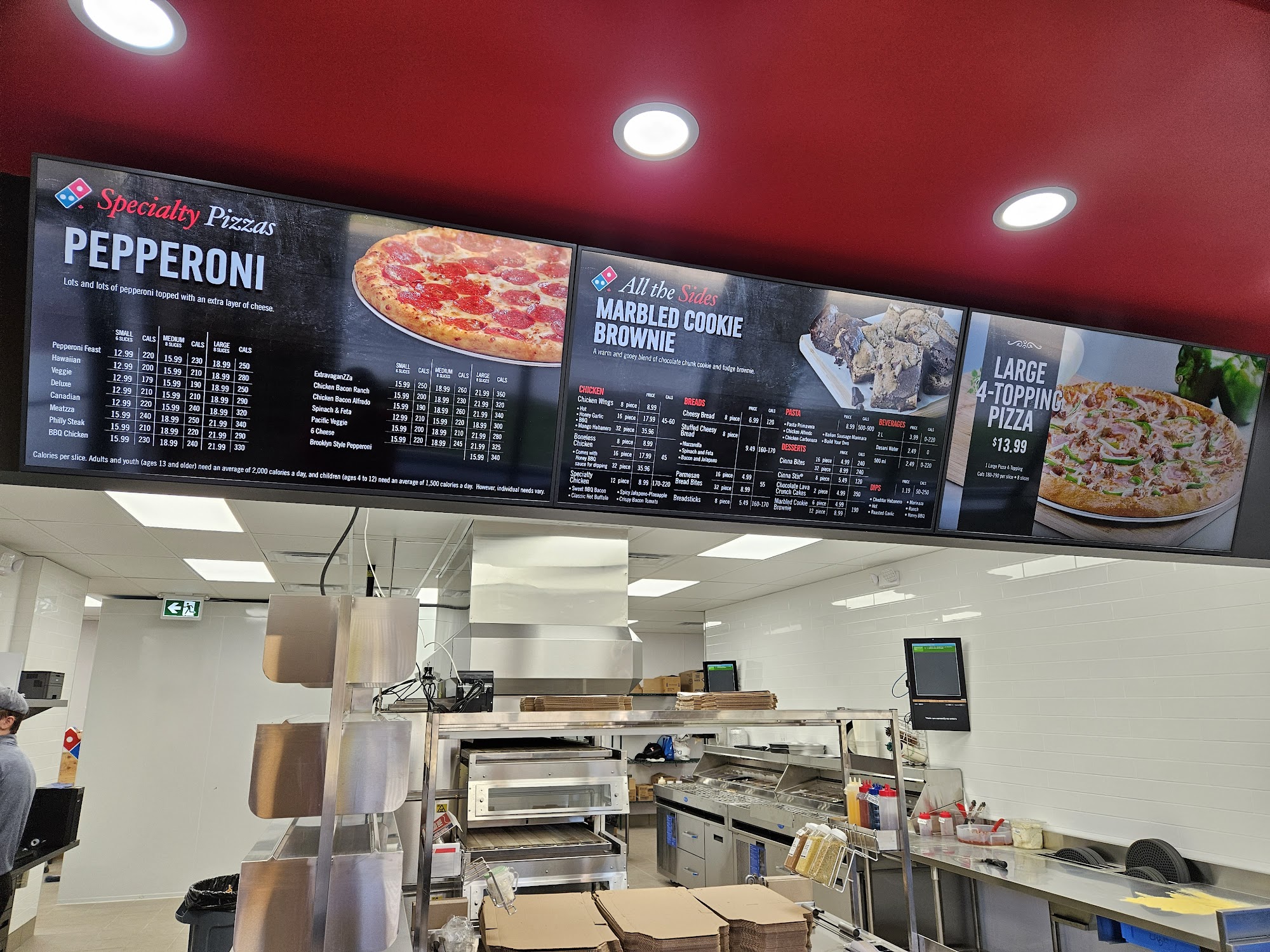 Domino's Pizza Menu