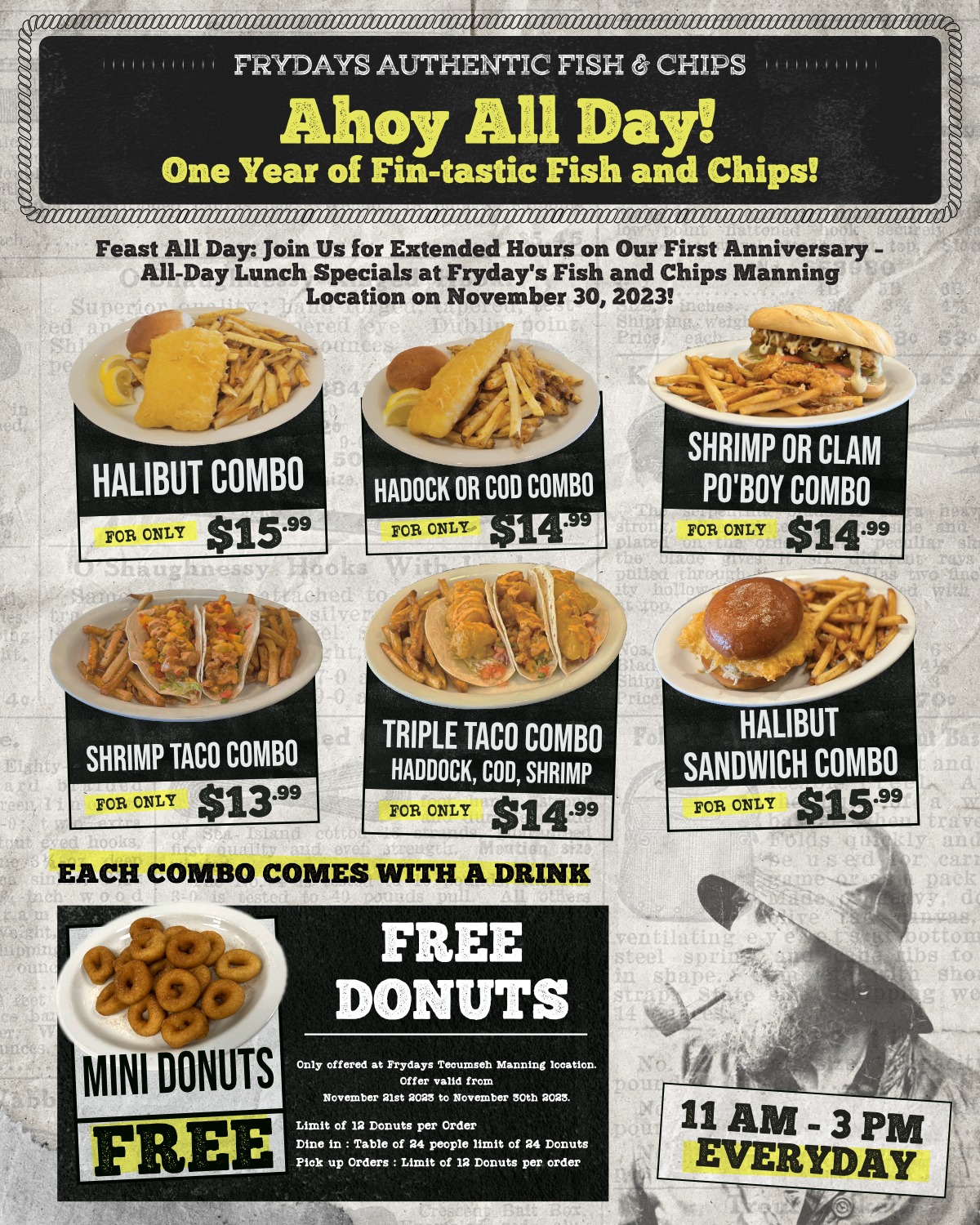 Goode Frydays Fish and Chips Menu