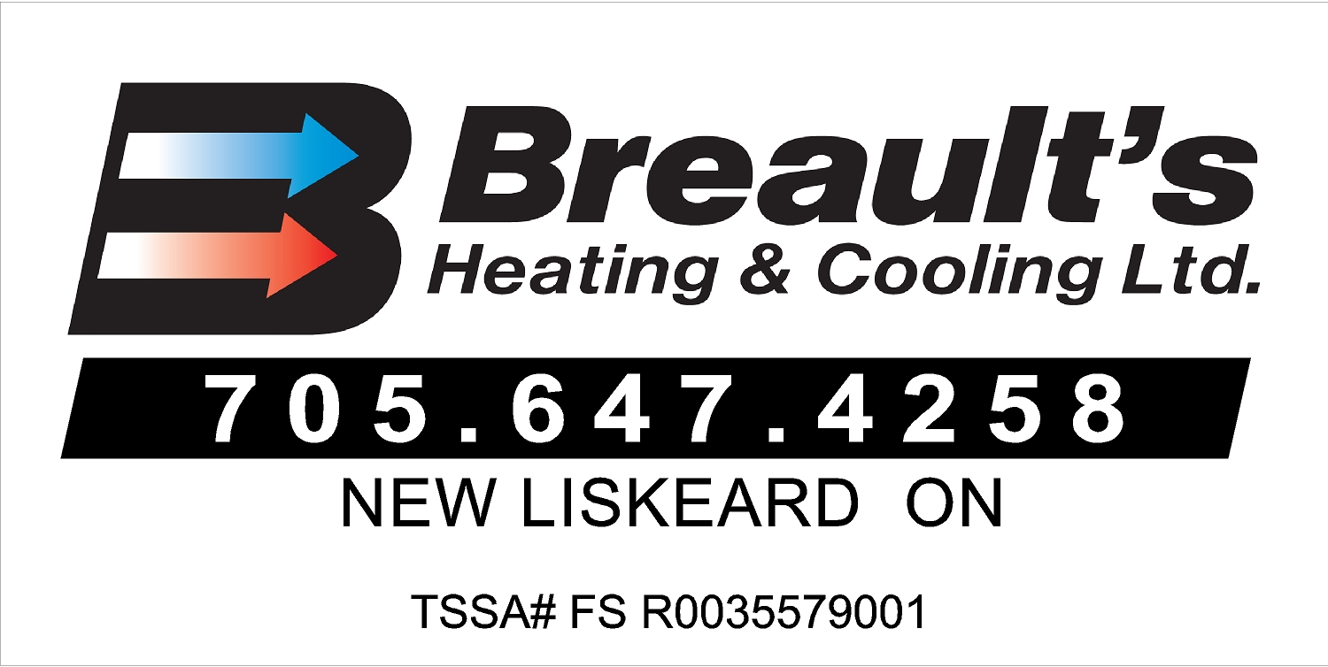 Breault's Heating & Cooling Ltd 744038 Brazeau Blvd, Temiskaming Shores Ontario P0J 1P0