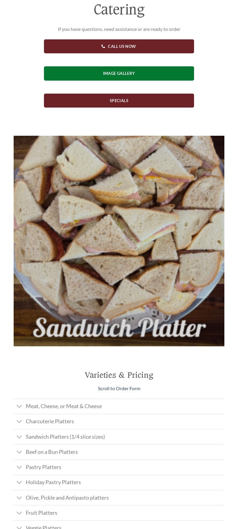 Nucci's Bake A Deli Menu