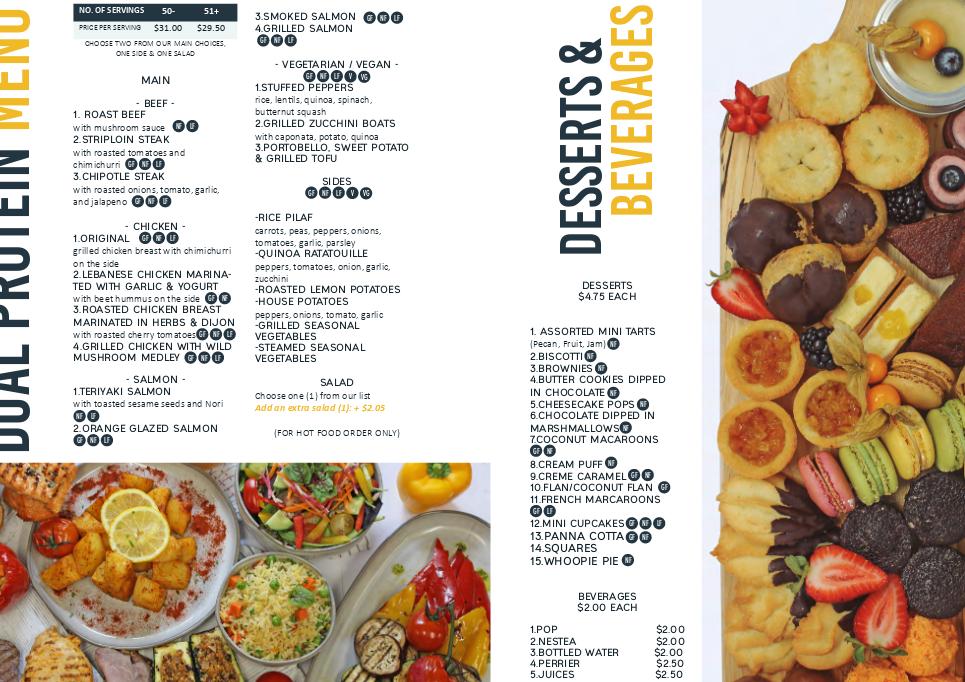 MEZA GROUP CATERING & EVENTS Menu