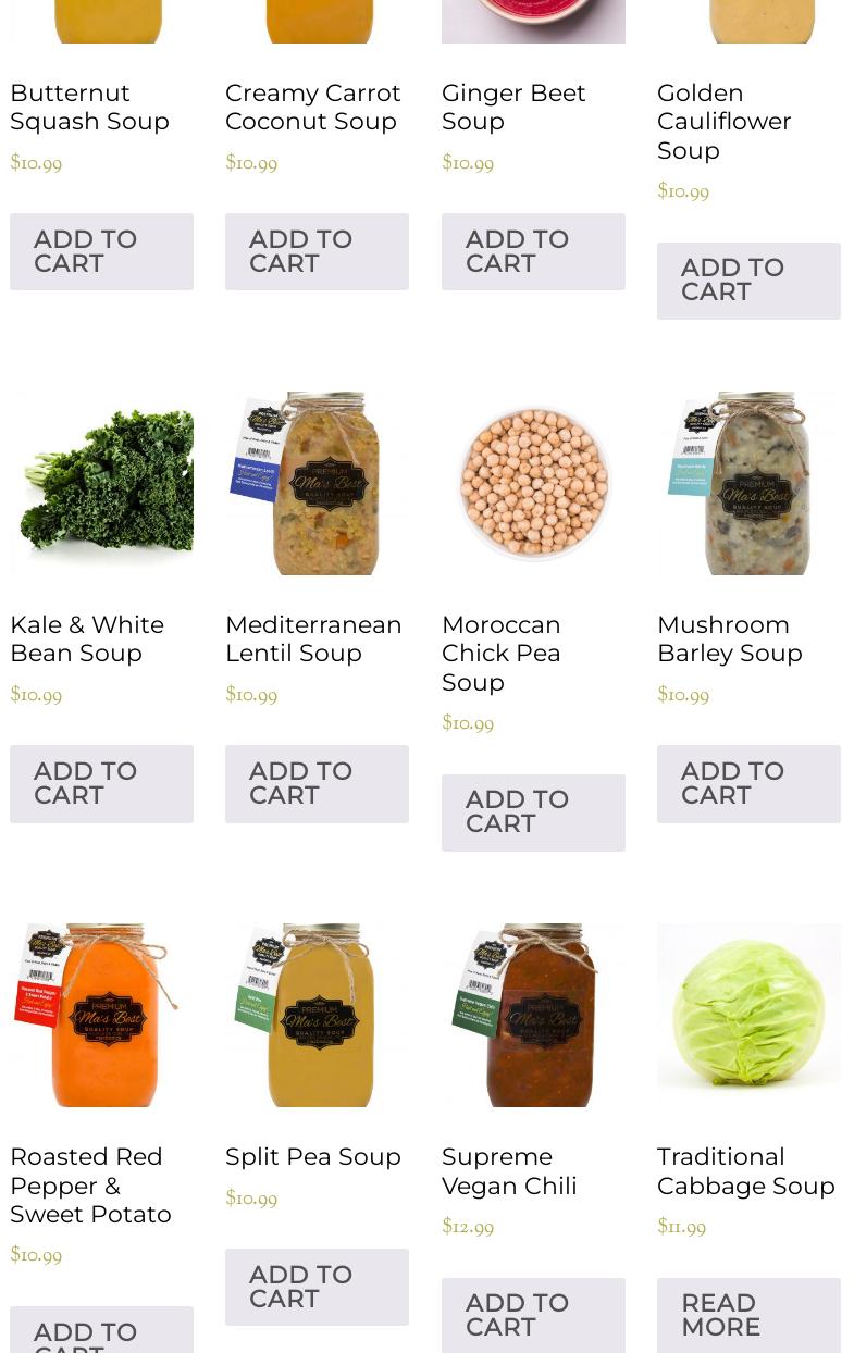 Ma's Best Quality Soup Menu